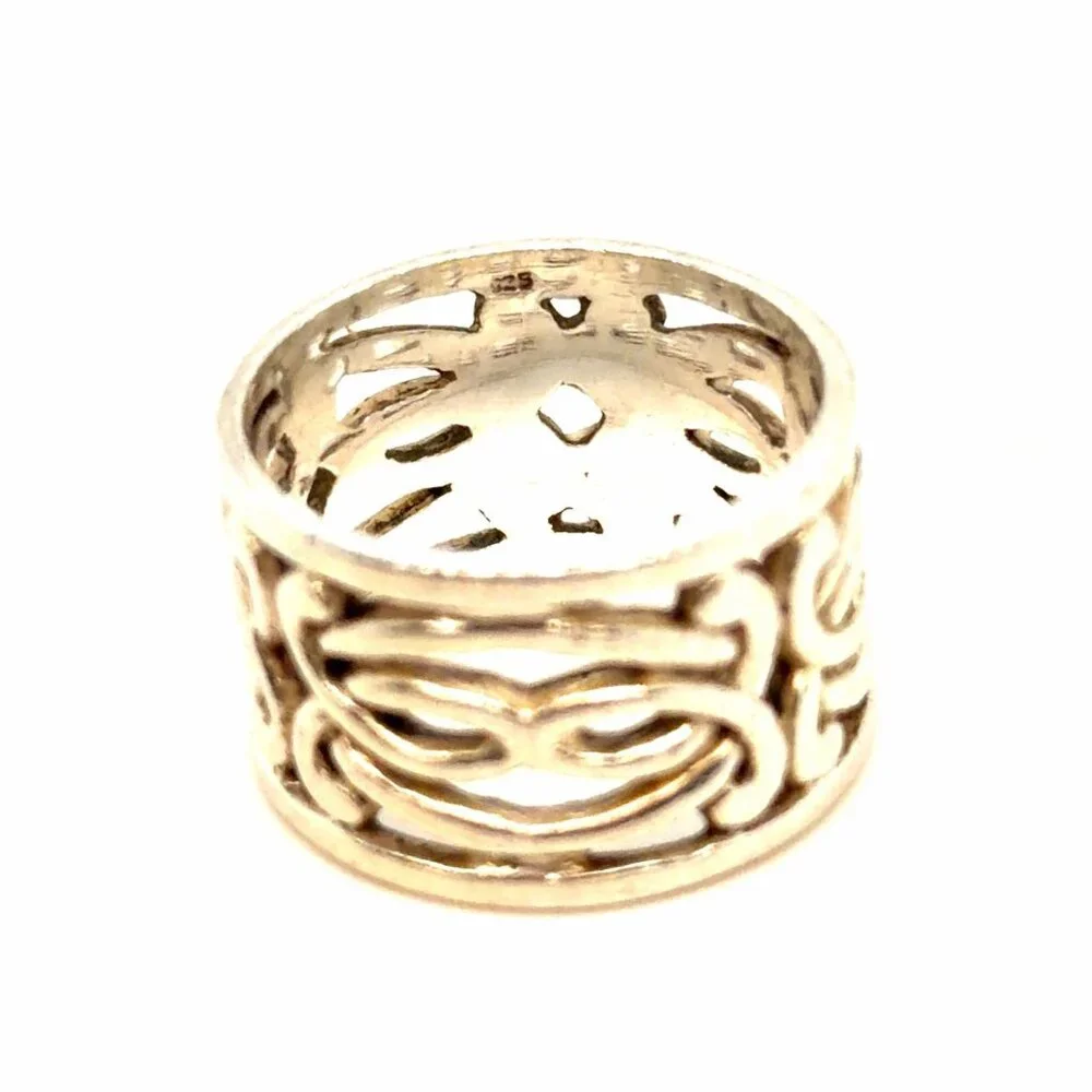 925 Wide Cut-Out Band‎ Ring